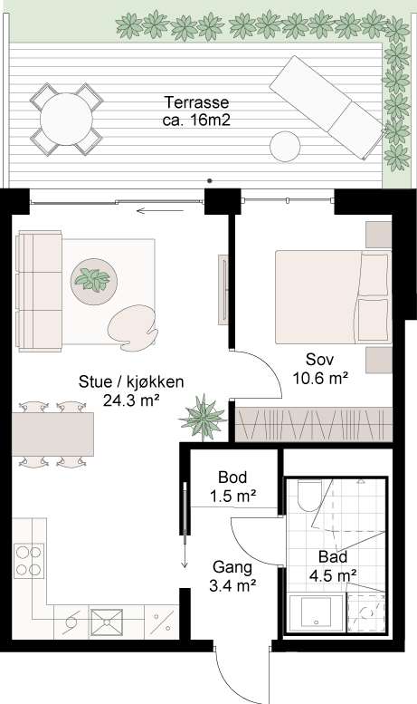 Plantegning 1